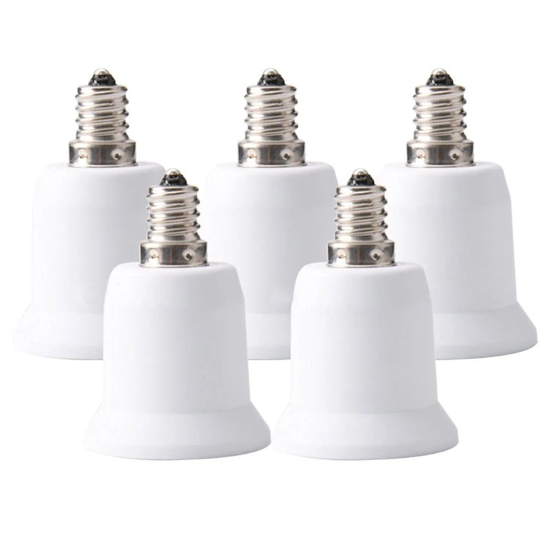 YI LIGHTING 12pcs Candelabra E12 Base to E26 Medium Screw