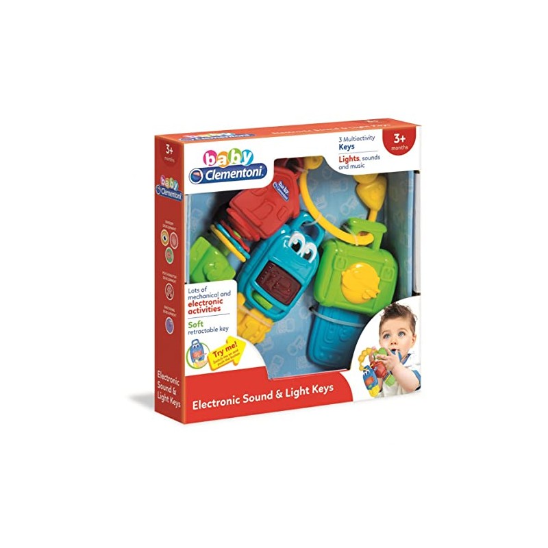 Clementoni Baby Electronic Keys 3-36 Months 17471