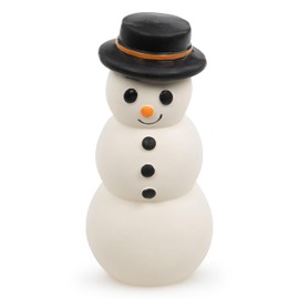 Petface Santos Snowman Latex Christmas Dog Toy with Built-In Squeaker