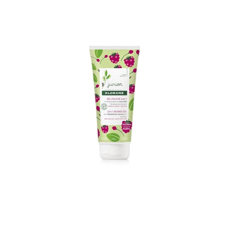 Klorane Junior 2in1 Shower Gel Body and Hair 200 ml