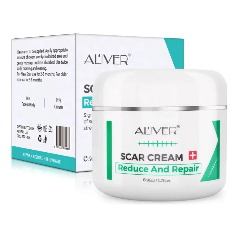 Crema Reduce Cicatriz Queloide Promueve Regeneracion Celular Neutral