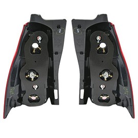 TRQ Rear Tail Lights Set Compatible with 2006-2009 Toyota 4Runner