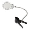 Clamp Magnifying Glass 2X and 6X Dual Lens Flexible Hose