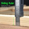 Woodworking Triangle Ruler 7in Dual Scale Square Angle Ruler Carpenter