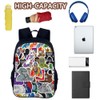 CLKDPNO Gorilla School Bag Game Kids Backpack 3D Printed Cartoon