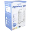 Ubbi Steel Diaper Pail, Odor Locking, No Special Bag Required,