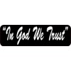 StickerTalk in God We Trust Vinyl Sticker, 10 inches by