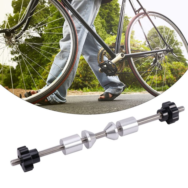 Bicycle Wheel Truing Stand Thru Axle-Adapter, 250 mm Alloy Bike