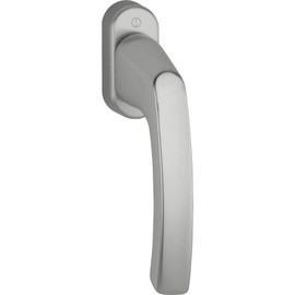Hoppe LIÈGE 3736742 Window Handle Concealed Screwed 7 x 37 cm Anodised Silver