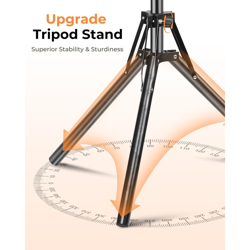 Starlink Mini Tripod Mount with Adapter, 3 Level Adjustable Height