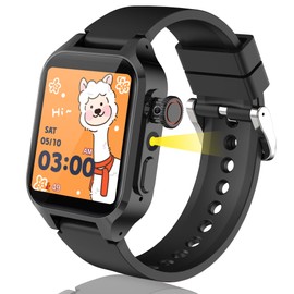 Kids Smart Watch 32 Games, 22 World Famous Landmarks, Audio Books & Learning Cards, 3 Sport Modes, Calendar, Pedometer, Habit Tracking, Calculator, MP3, Class Mode, Alarm, Smart Watch for Kids 3-14 Ys