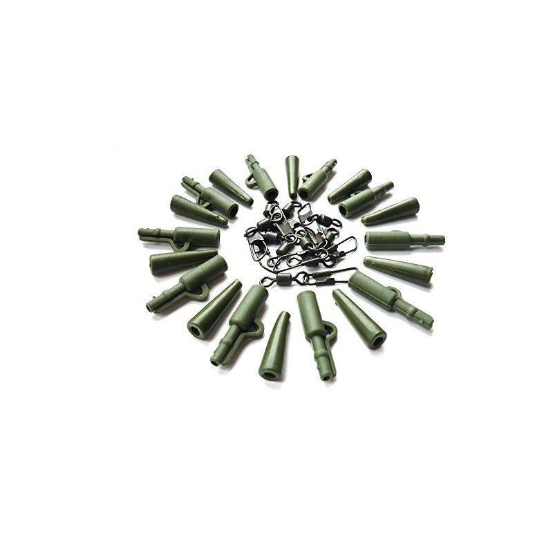 Phoxinus 30 pc Carp Fishing Lead Clip System in Weed