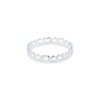 Solid 925 Sterling Silver Heart Stacking Ring 2.5mm Band in