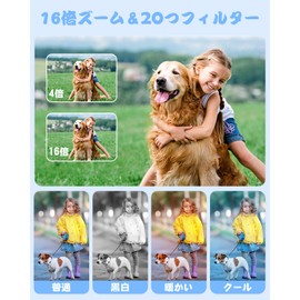 4K Auto Focus: Digital Camera, 48 Megapixels, 4.2 oz (119 g), Ultra Lightweight, 1.2 inch (3 cm) Macro Recording, 2.8 inch IPS LCD, Image Stabilization, Webcam Function, Selfie, 16x Zoom, Beginners