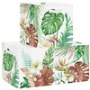 HUUMONSS 11.8" Tropical Plants Storage Cube Organizer Set 3Pcs Clothes