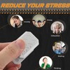 Push Slider Card Toy Textured Pattern Anxiety Relief Aluminum Alloy