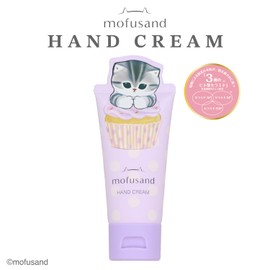 SHOBIDO MD46885 Mofusand Die Cut Cosmetic Series Hand Cream, Purple Honey & Lavender Scent, Mofusand Sand
