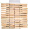 Glorex Wooden Clothes Pegs 72 mm 24St, Natural 21 x