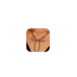 ALRNBY Bow Necklace for Women Navajo Pearl Necklace for Cowgirl Beaded Turquoise Necklace Boho Western Jewelry Lightweight (Navajo Pearl)