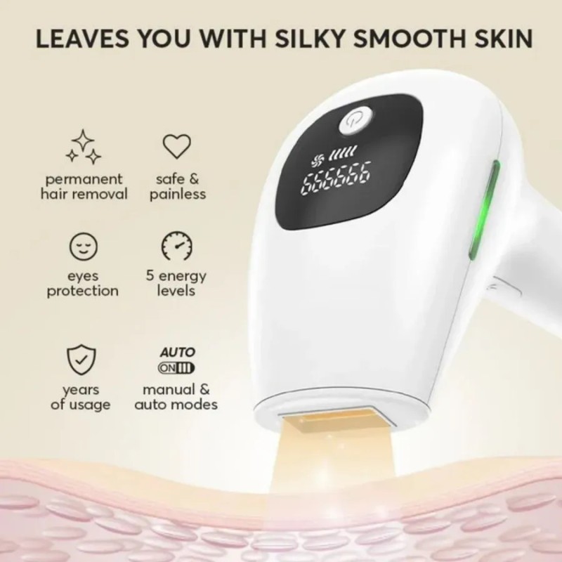 Professional 900,000 Flashes 5 Levels Laser Epilator Machine