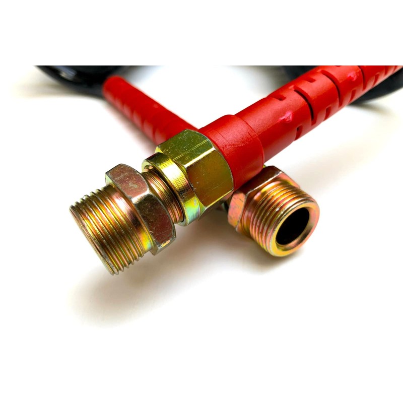 MelTruck® 2 x air spiral compressed air loop, spiral hose,