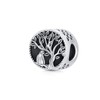 925 Sterling Silver Sloth Charm Fit Bracelet Necklace Round Shape