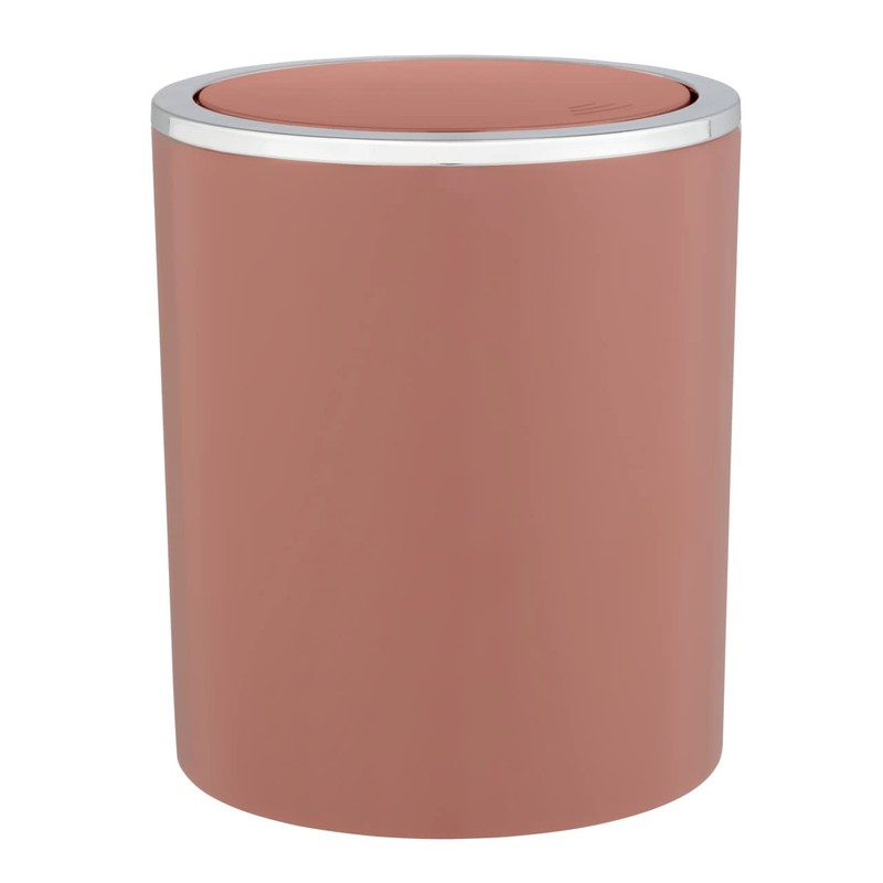 WENKO Inca Cosmetic Bin, 2 Litre Capacity, Waste Bin for