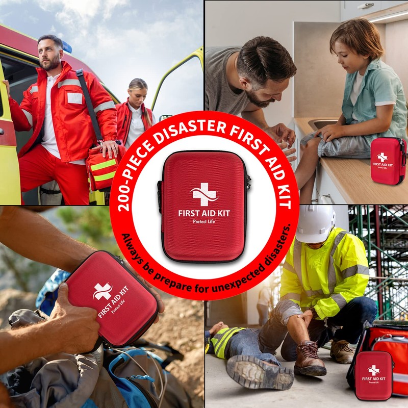 Protect Life Survival First Aid Kit for Home/Business, Camping Survival
