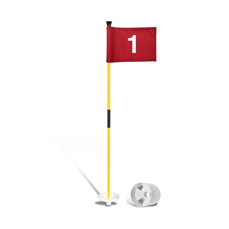 KINGTOP Mini Golf Flagstick for Backyard Practice Putting Green, 3ft