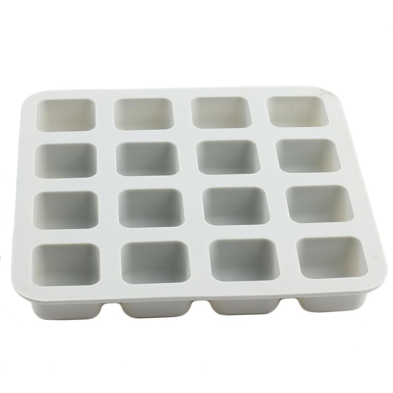 AIBOYA 16 Cavity Square Silicone Candy Molds For Candy Chocolate