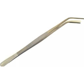 MedTouch Stainless Steel Long Reptile Tweezers 24" Feeding Tongs for Snake Lizards Gecko and Bearded Dragon Leopard Spider Terrarium Supplies Silver