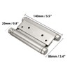 Pair of 6" Stainless Steel Cafe Saloon Door Swing Self