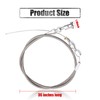 Miytsya 1 Pack 36In Braided Throttle Cable, Stainless Steel Throttle