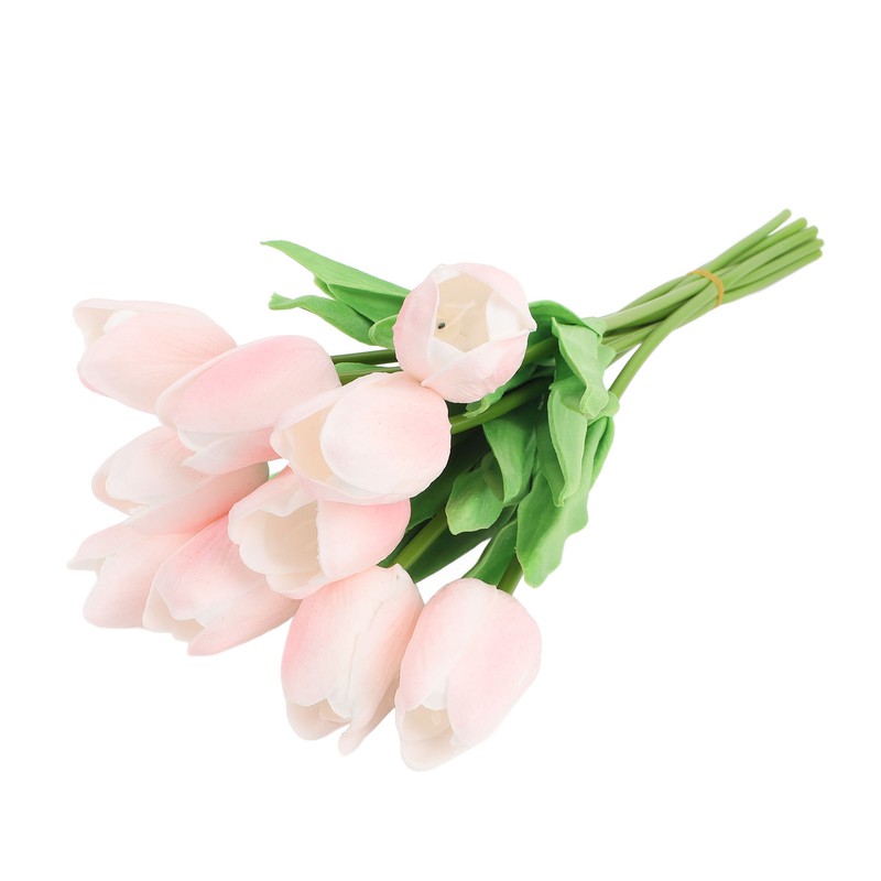 10pcs Artificial Tulip Flowers High Simulation Flowers Decor for Living