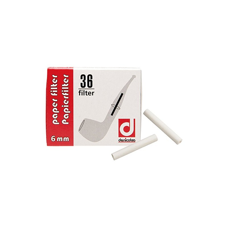 柘 Edison (Tsuge) denikotia 6 Mil Filter, Pack of 36