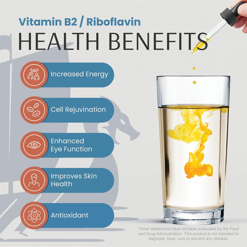 Vykee Nutrition Vitamin B2 Supplement – 6.5mg High-Purity Riboflavin |