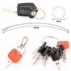 Scettar Construction machinery key set with hanger/O-rings, excavator key set