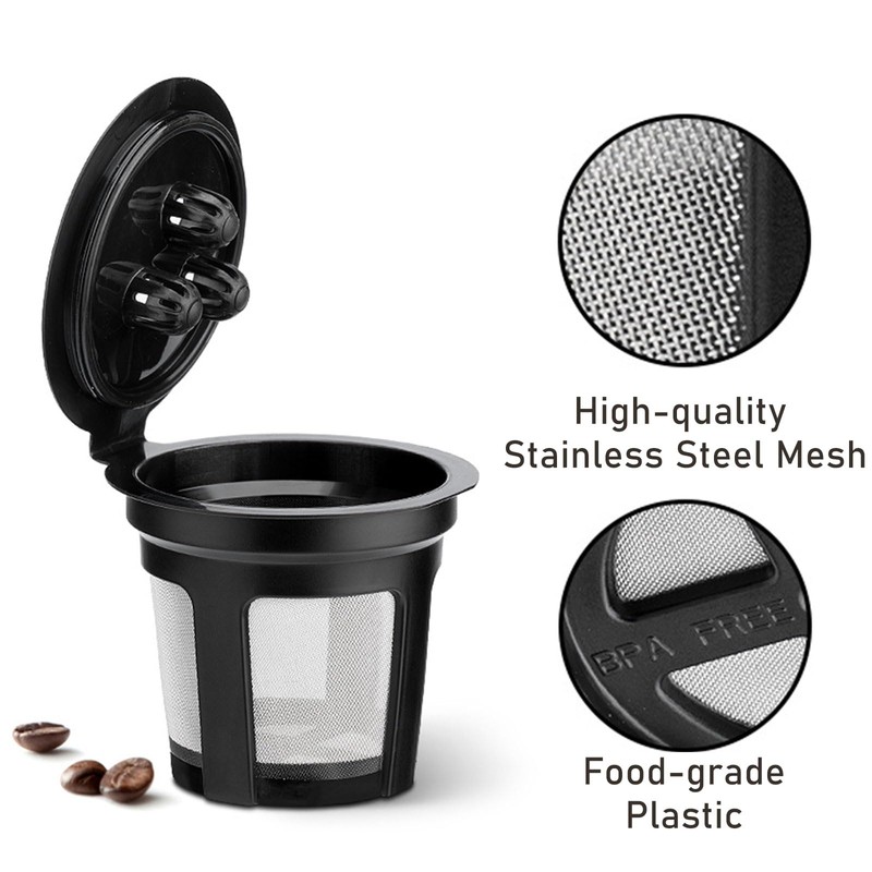 Feilifan Reusable K Cups for Ninja Dual Brew Coffee Makers