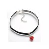 Launers Gargantilla Choker Terciopelo Negro Corazón De Cristal 4pzas