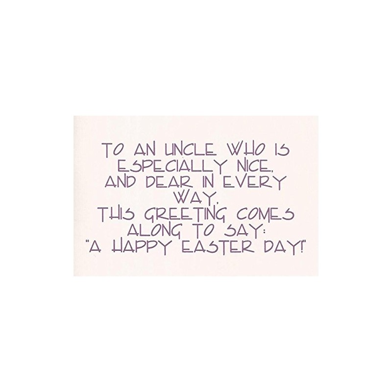 GREETING AT EASTER UNCLE (C50)
