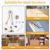 GIONAR 4 Pieces Soft Close Lid Support Hinges with Screws