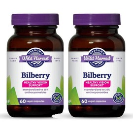 Oregon's Wild Harvest Oregon's Wild Harvest Bilberry 60 Tablets, 2 Count / Oregon's Wild Harvest 오레곤스 와일드 하베스트 빌베리 60정, 2개
