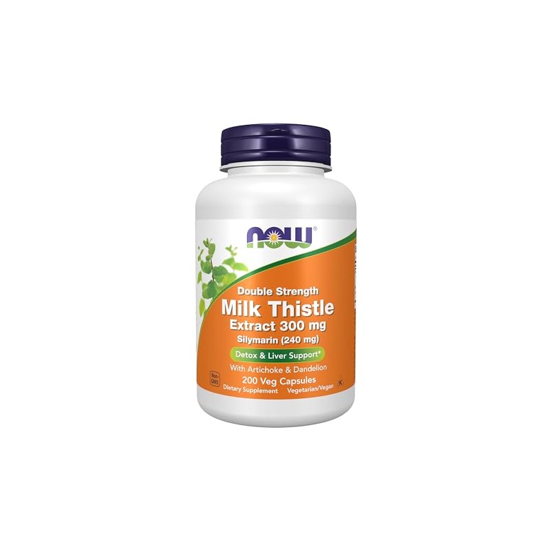 NOW Silymarin 2X - 300 mg,200 Veg Capsules