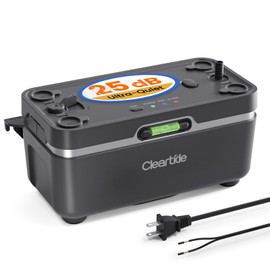 Cleartide Condensate HVAC Pump, Ultra-Quiet 25dB, 1/30 HP 135 GPH, Automatic Condensate Removal Pump with Safety Switch for Air Conditioner/Furnace/Dehumidifier/Ice Machine, 100-240V, 27ft Head Height