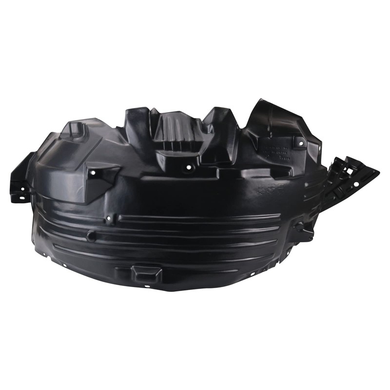 TRQ Front Right Inner Fender Liner Black Passenger Side Compatible