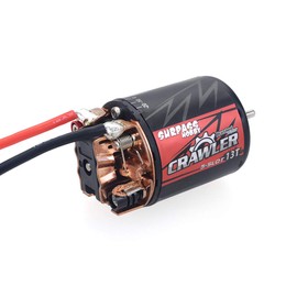DollaTek 540 13T Brushed Motor 5-Slot RC Car Motor with 60A Brushed ESC Waterproof 6V/2A SBEC and and Programming Card Combo Set for 1/10 RC Crawler
