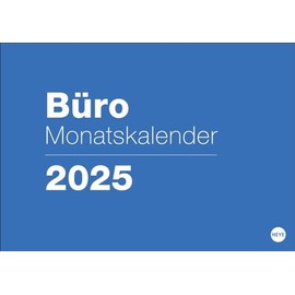 Büro Monatsplaner 2025: Praktischer Wandplaner mit großer Monatsübersicht. Wandkalender DIN A4. Büro-Kalender mit Notizfeld und Schulferien. (Bürokalender Heye)