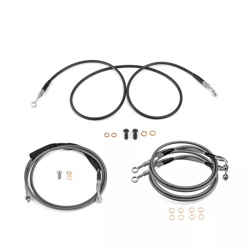 CB 12"-14" Handlebar Hydraulic Clutch & Brake Lines for 14-16