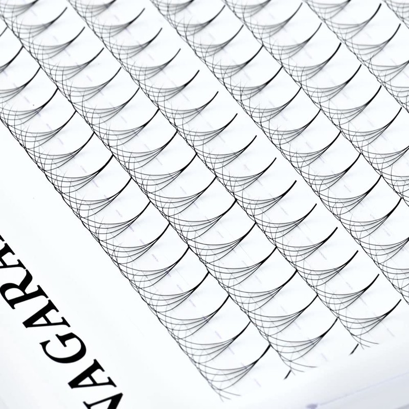 NAGARAKU Volume Eyelash Extensions, Prefabricated Fan Eyelashes, 320 Pieces, 4D,