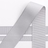 Italian Options Grosgrain Ribbon, 38mm x 10 Metre Roll, Silver